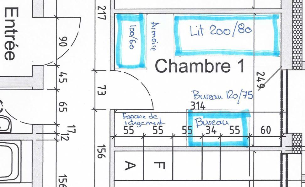 Aménagement des chambres
