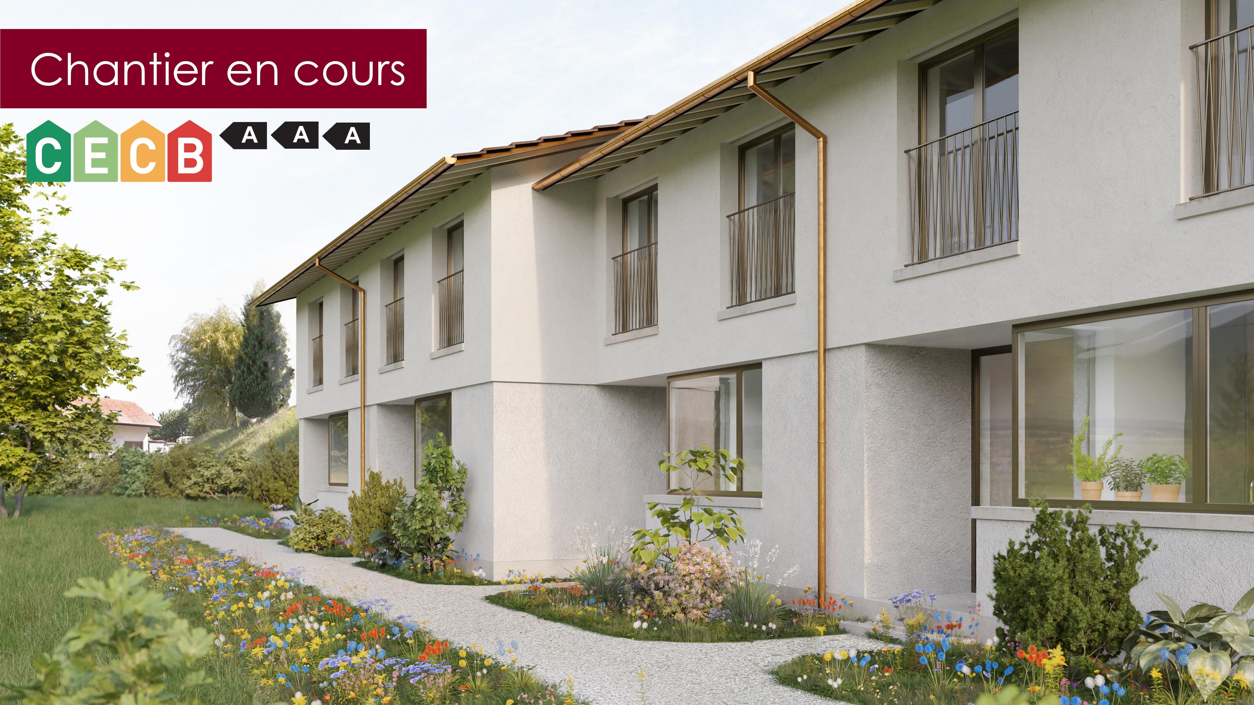 Villas individuelles groupées de 6 pièces à  Corminboeuf - Vente par CNC IMMOBILIER SA 026 422 32 32