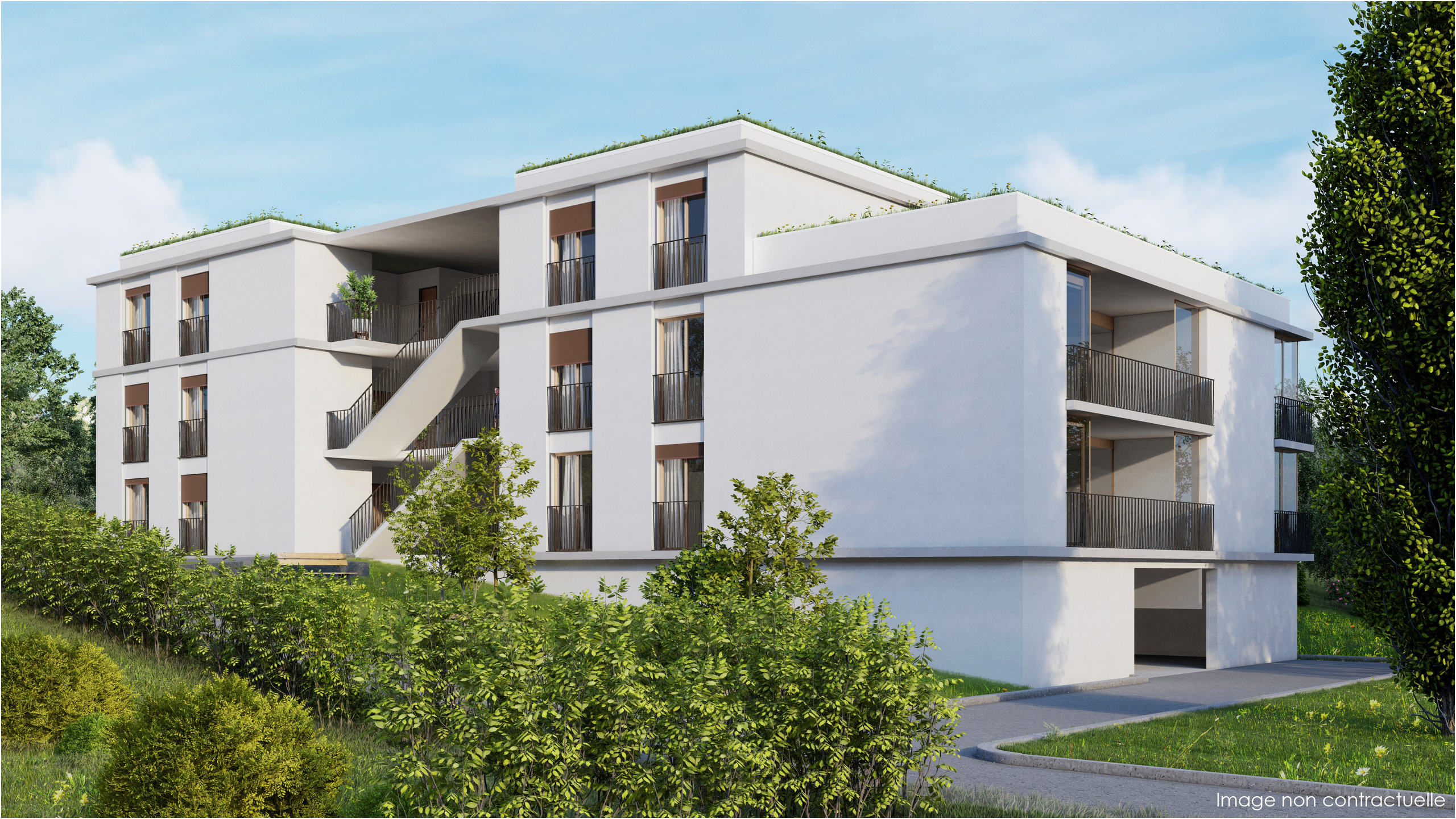 Immeuble façade  nord 