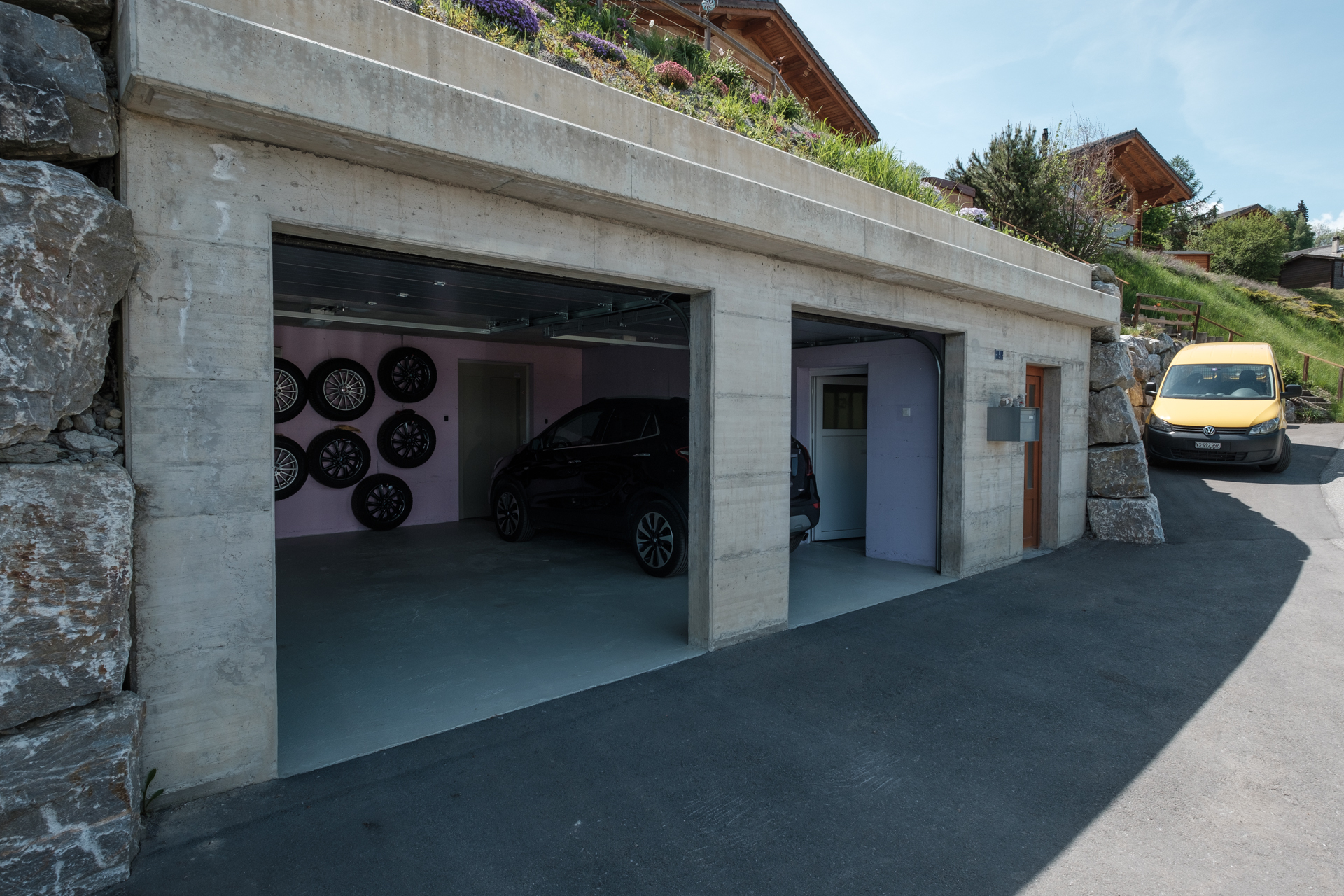 Double garage Double garage