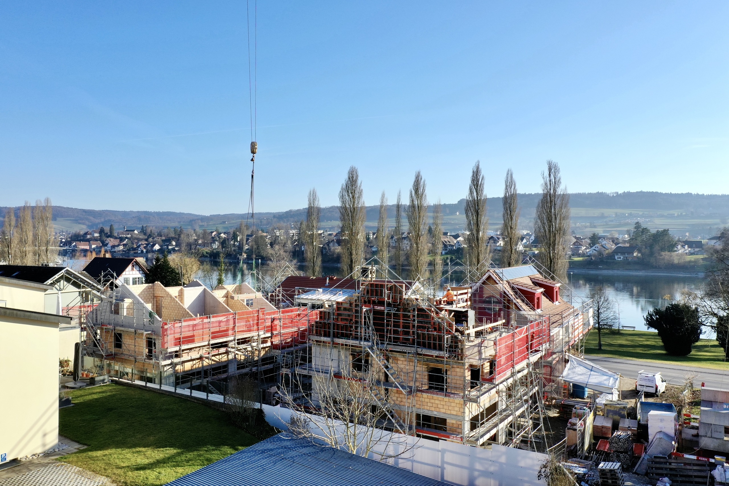 Der Bau ist im vollen Gange...