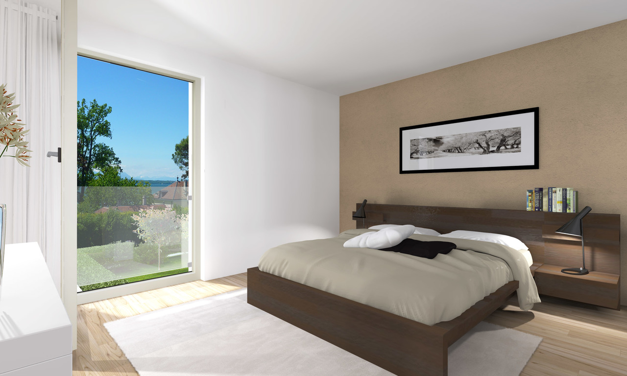 Vue chambre à coucher