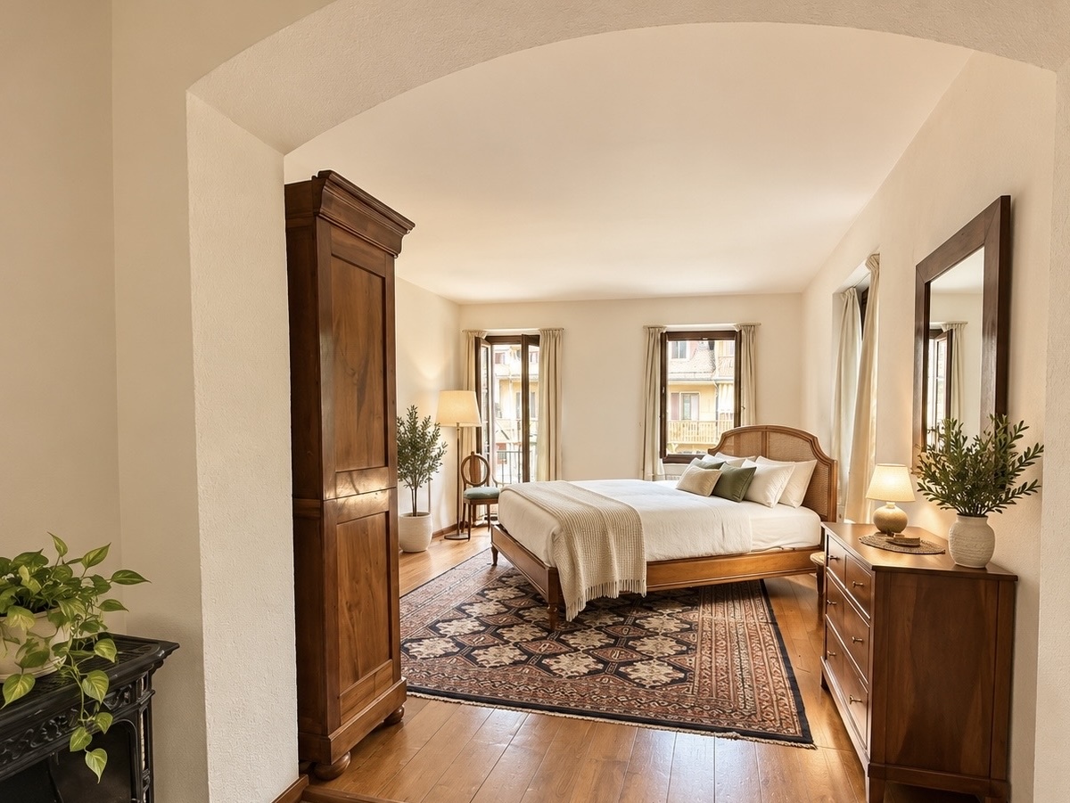 Etage: Grande suite parentale avec accès à 2 balcons Etage: Grande suite parentale avec accès à 2 balcons