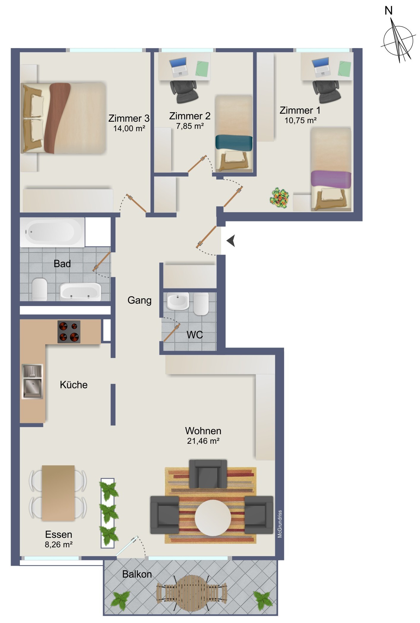 Grundrissplan