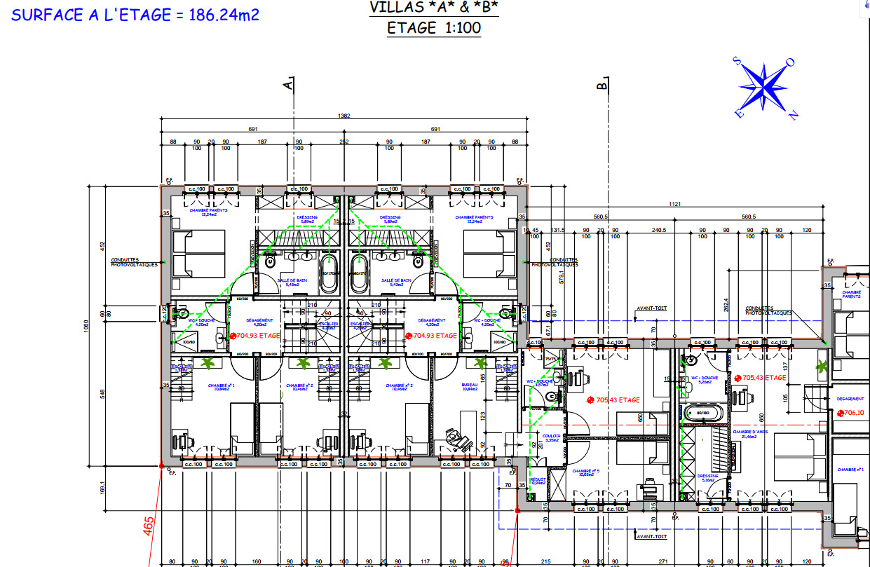 Plans étage Plans étage