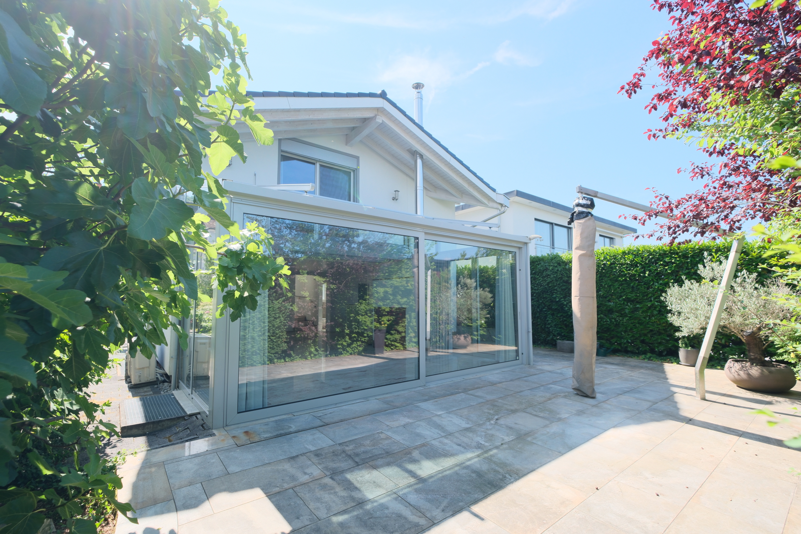 Gartenansicht Haus  