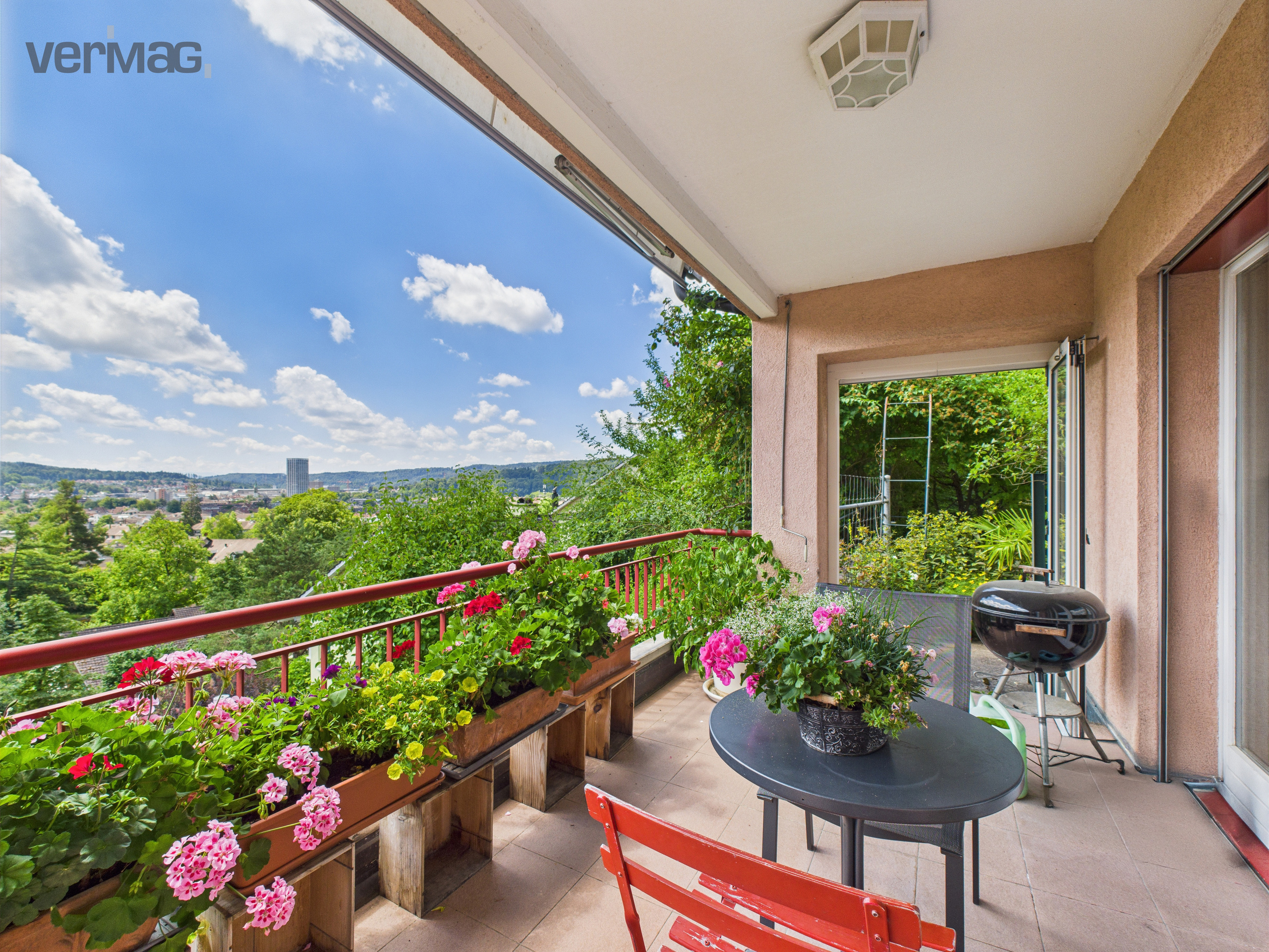 Aussicht Veranda Wohn- / Esszimmer
