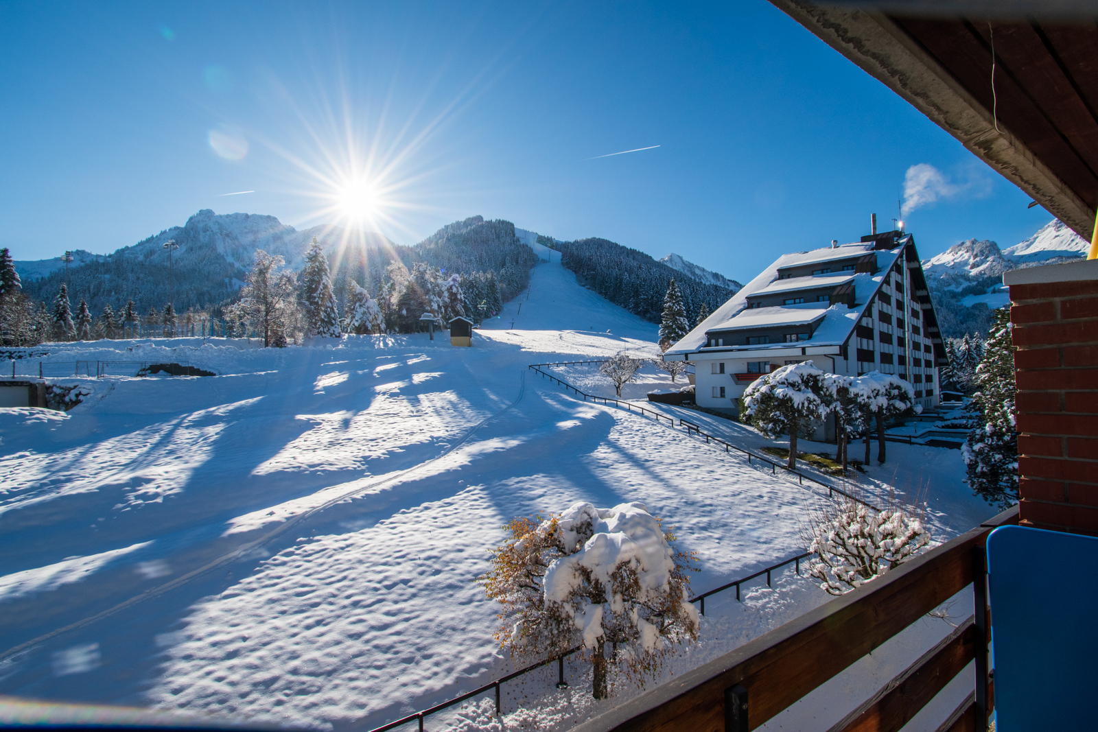 Vue depuis le balcon