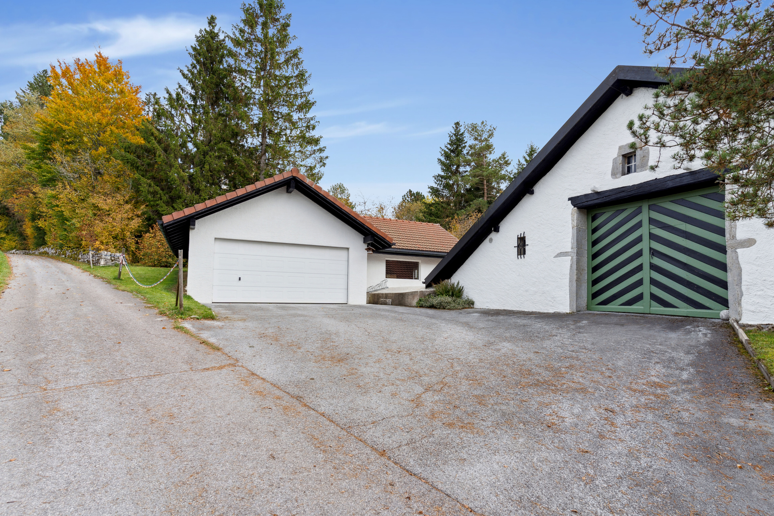 Garage double et atelier