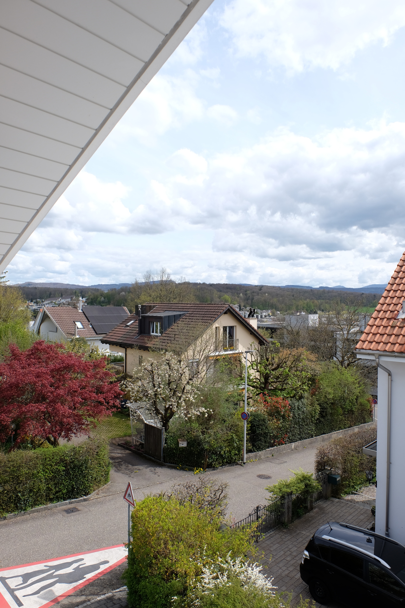 Blick aus dem Fenster im DG Blick aus dem Fenster im DG