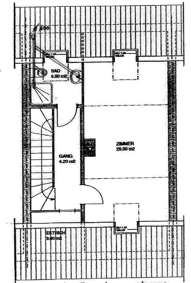 Grundriss Dachgeschoss (nicht aktuell)