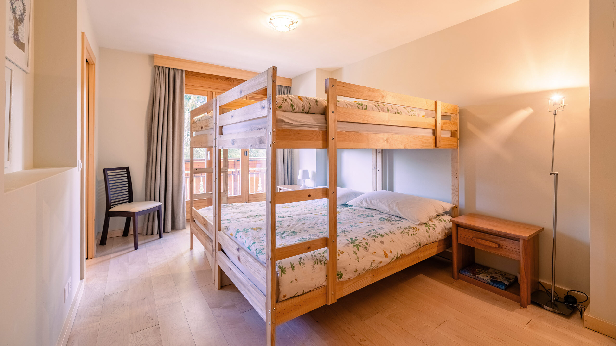 Bedroom 1 with bunk bed
