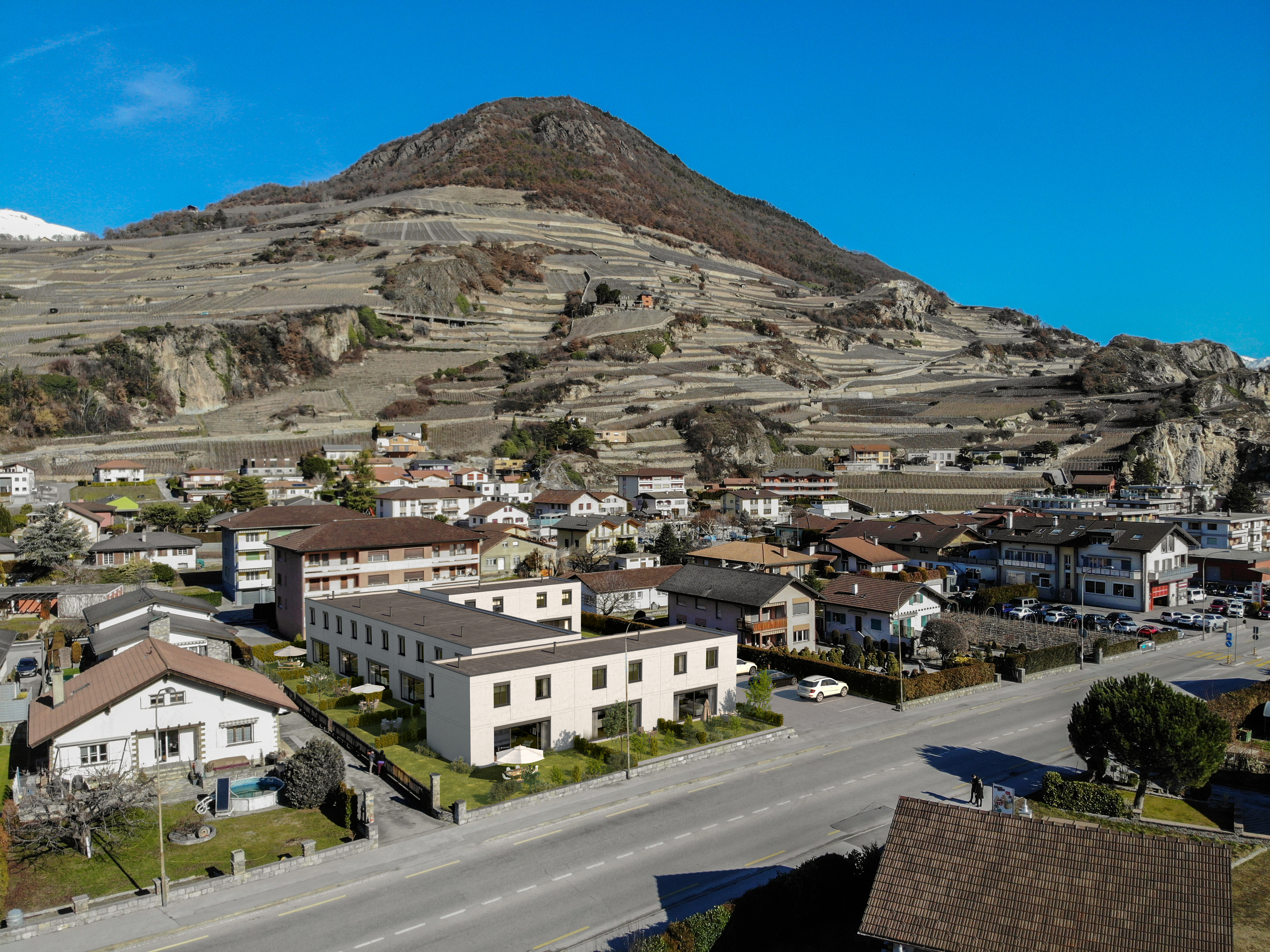 Vue extérieure de l'immeuble