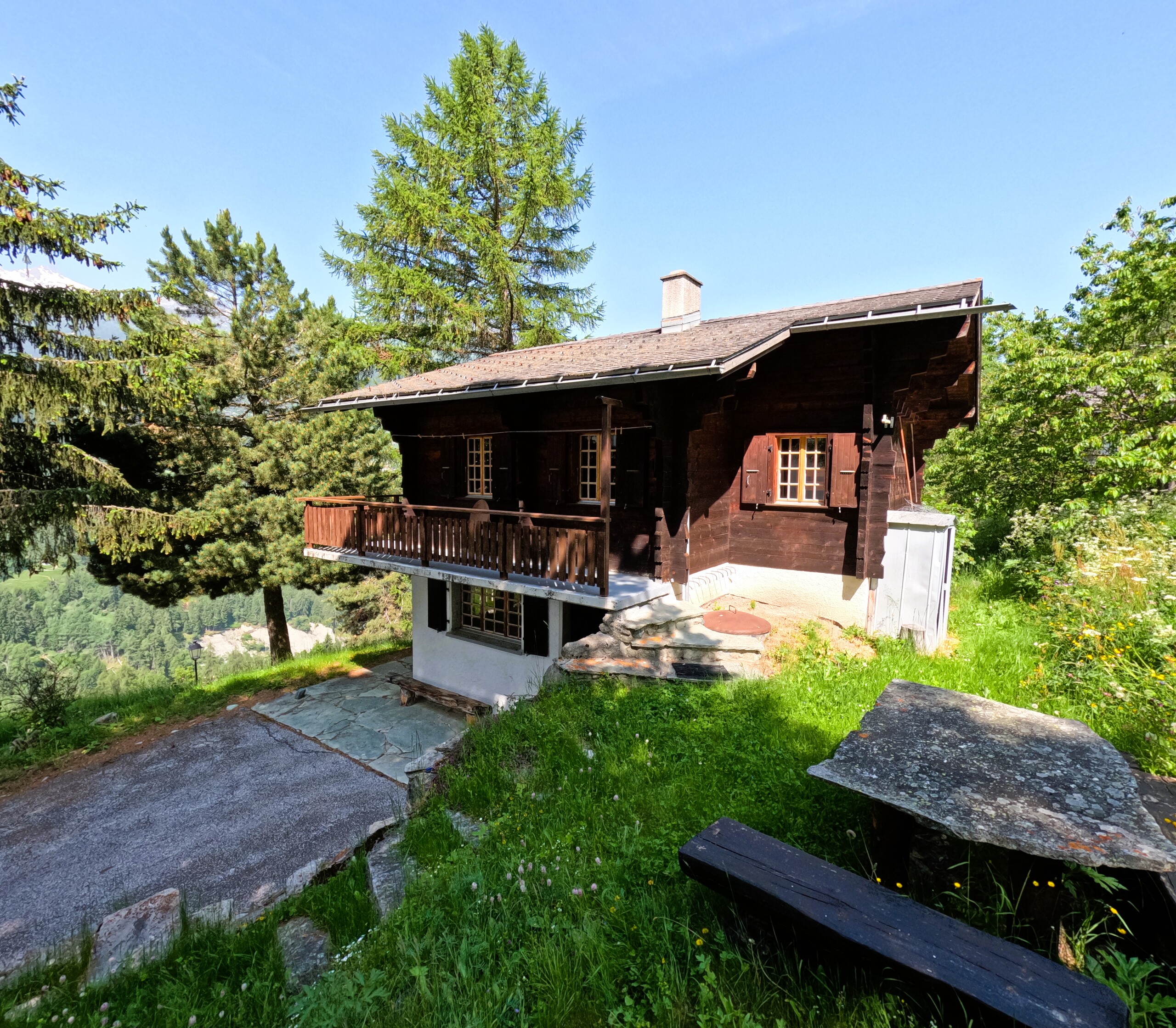 Façade du chalet  Façade du chalet