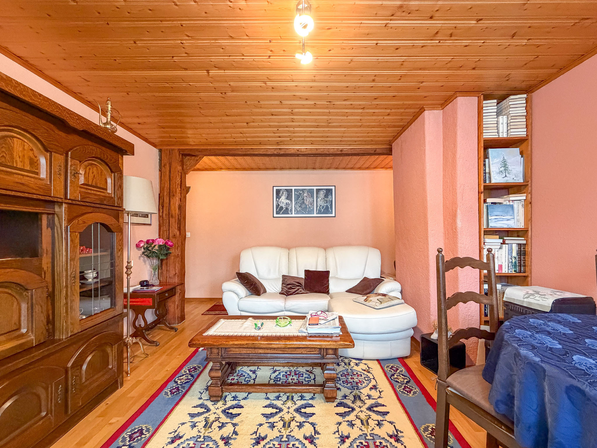 Rez supérieur appartement de 2 pces - séjour