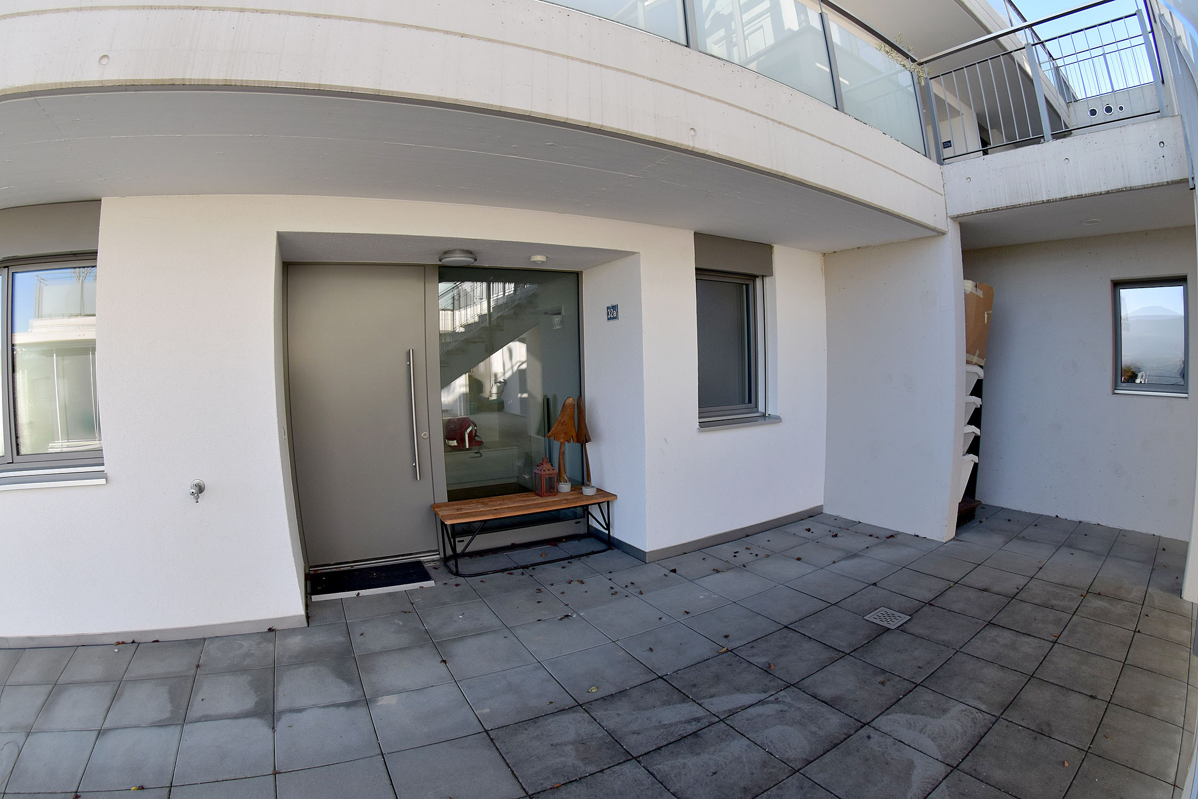 Der wettergeschützte Hauszugang Der wettergeschützte Hauszugang