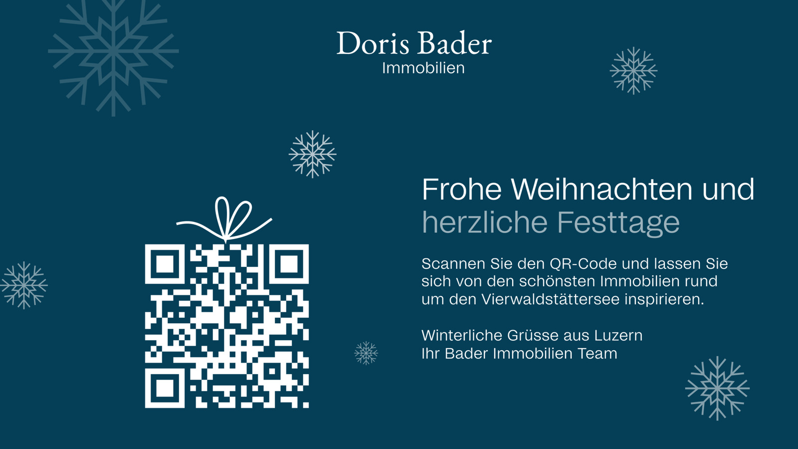 Ein frohes und besinnliches Weihnachtsfest wünschen wir Ihnen und Ihren Liebsten.