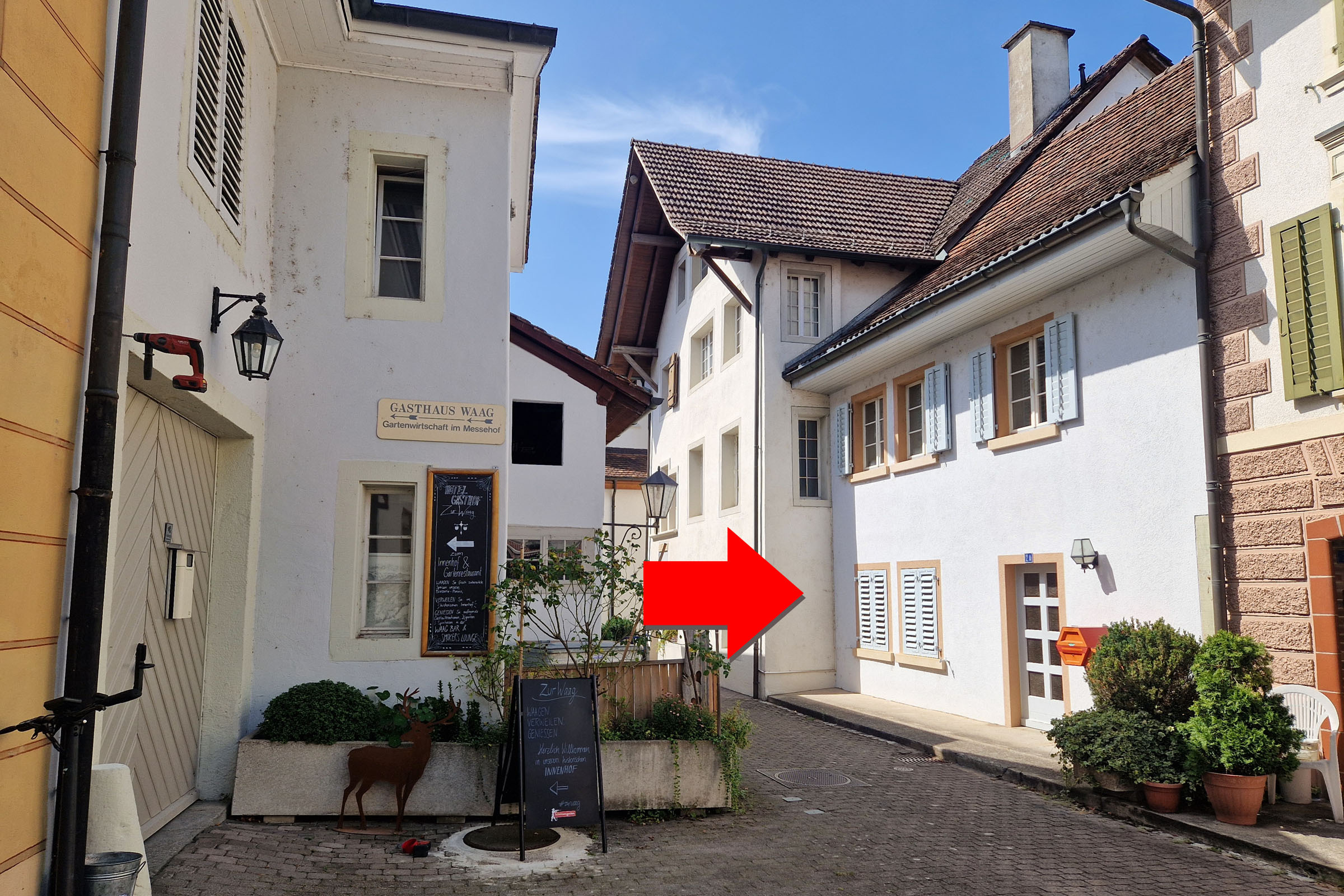 Herzlich Willkommen am Waaggässli