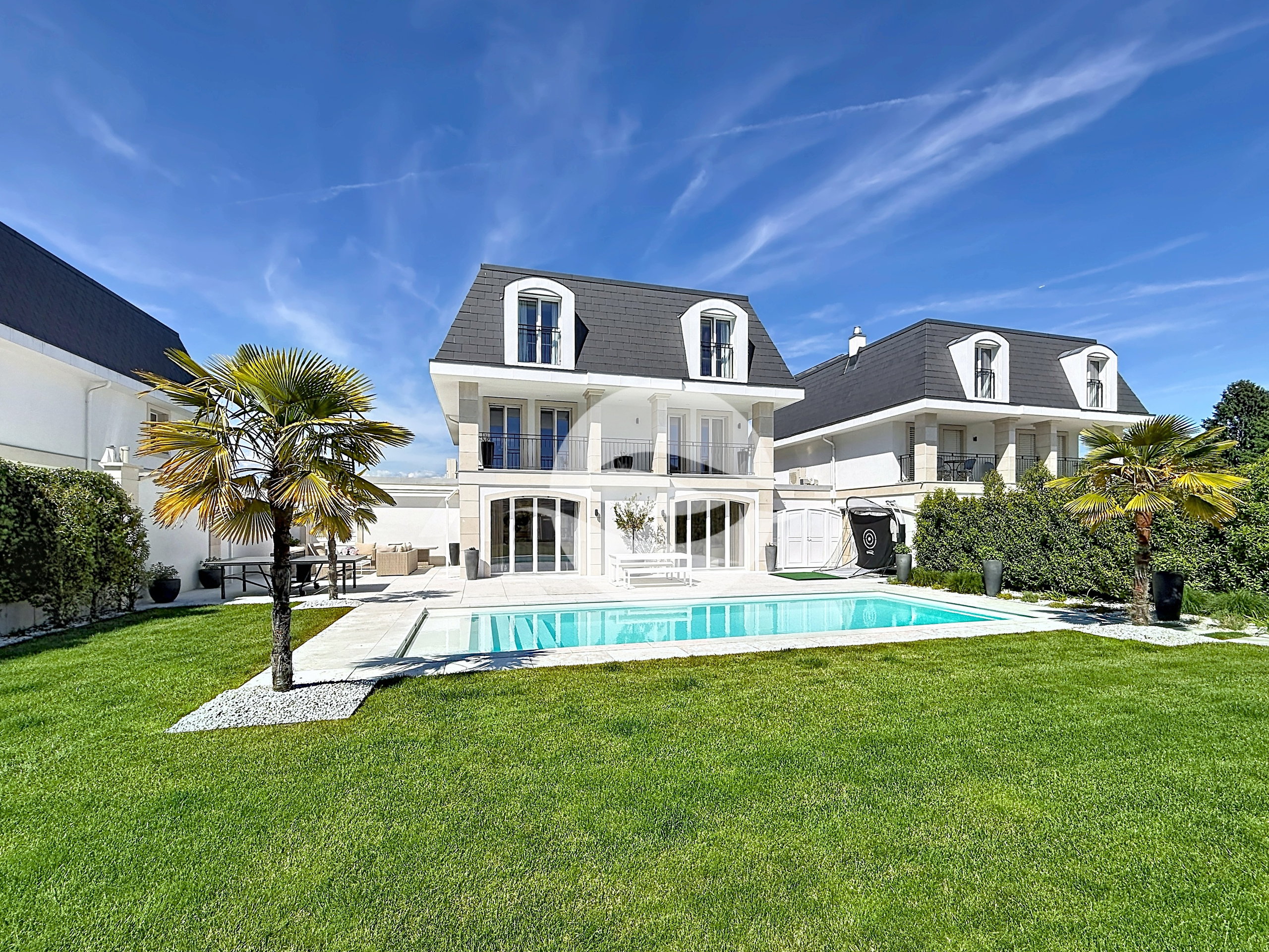 Vue de la villa