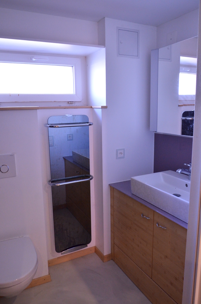 salle de douche au rez