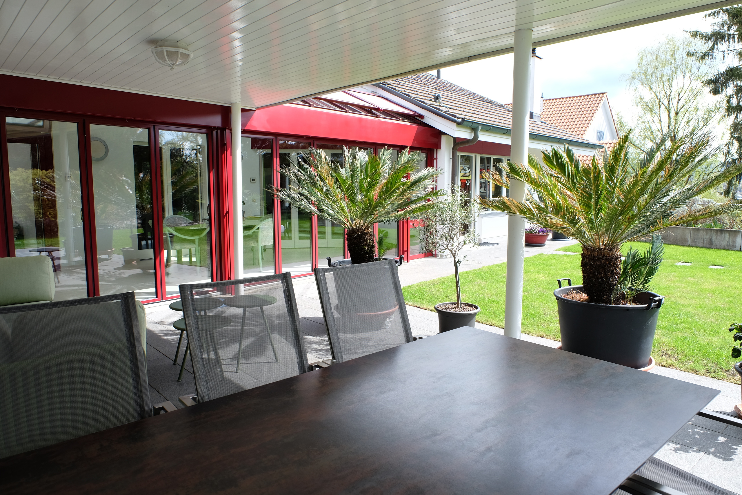 gedeckter Aussensitzplatz gedeckter Aussensitzplatz