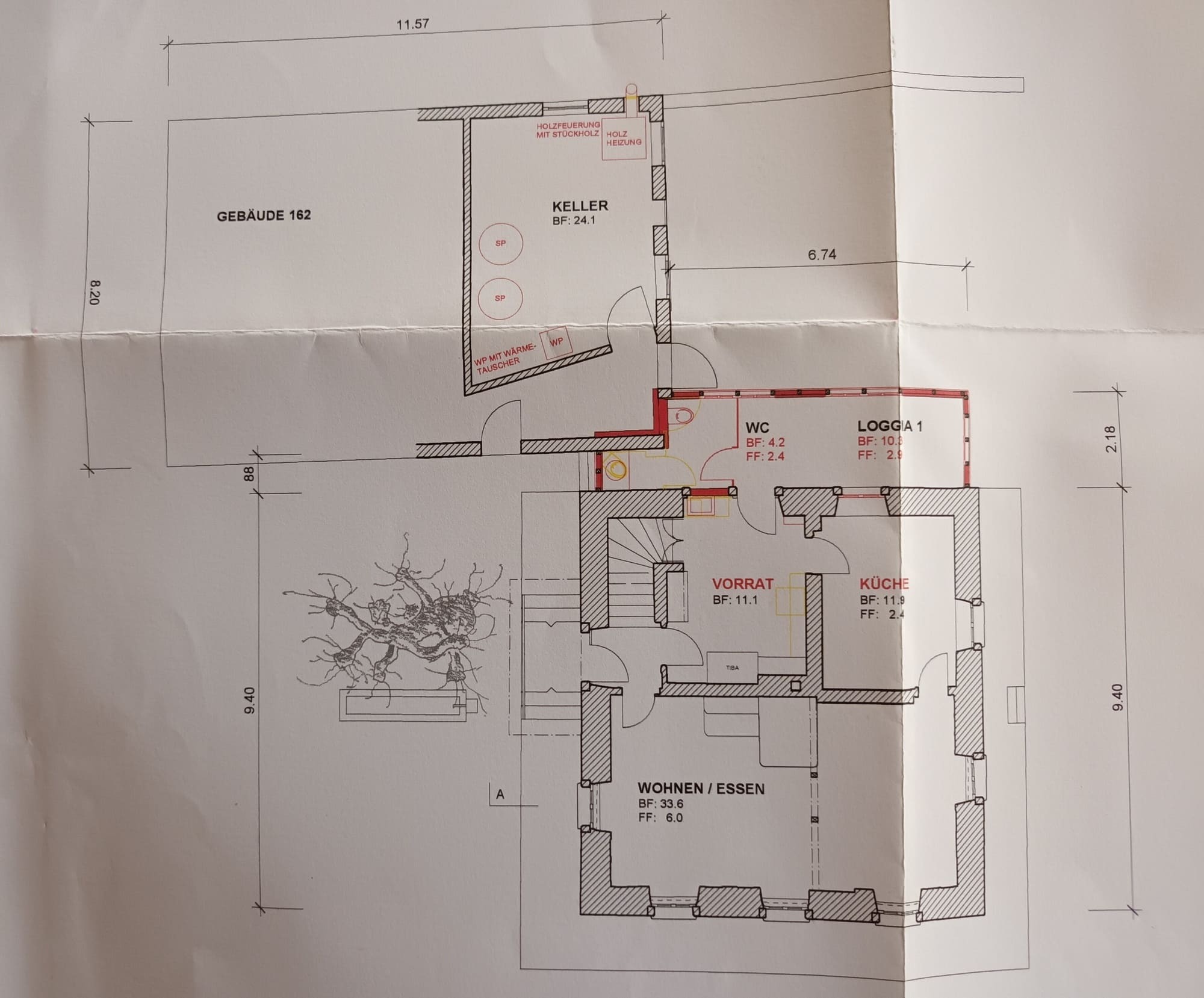 Wohnhaus 2 - Variante Umbau Wohnhaus 2 - Variante Umbau