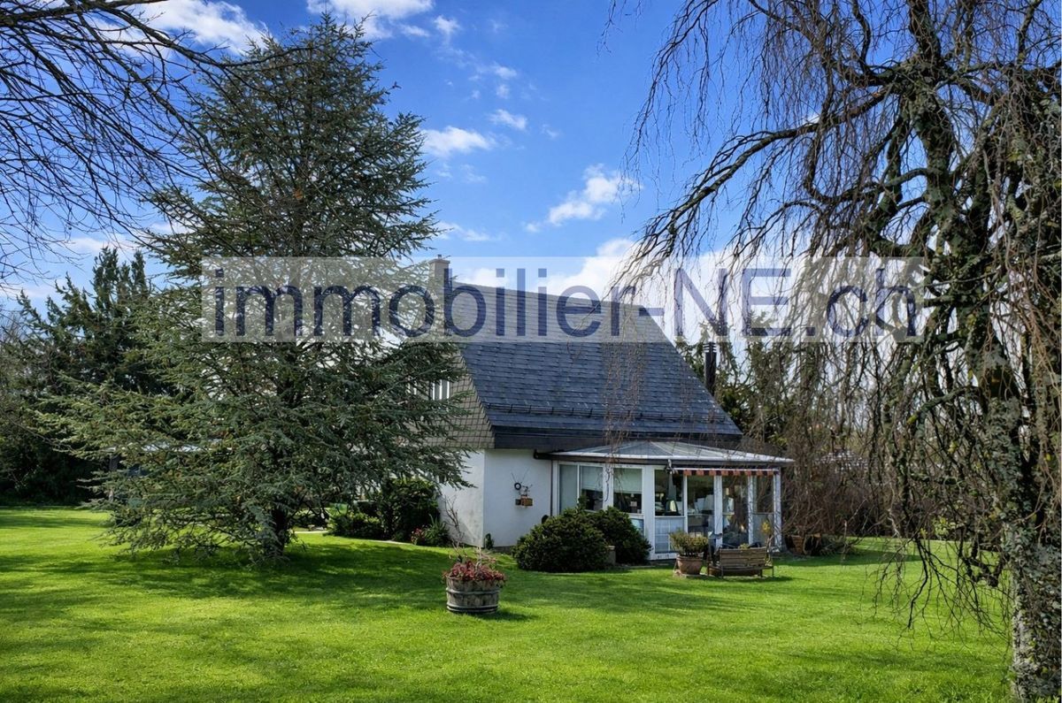 Villa entourée d'un jardin arboré à La Chaux-de-Fonds. Villa entourée d'un jardin arboré à La Chaux-de-Fonds.