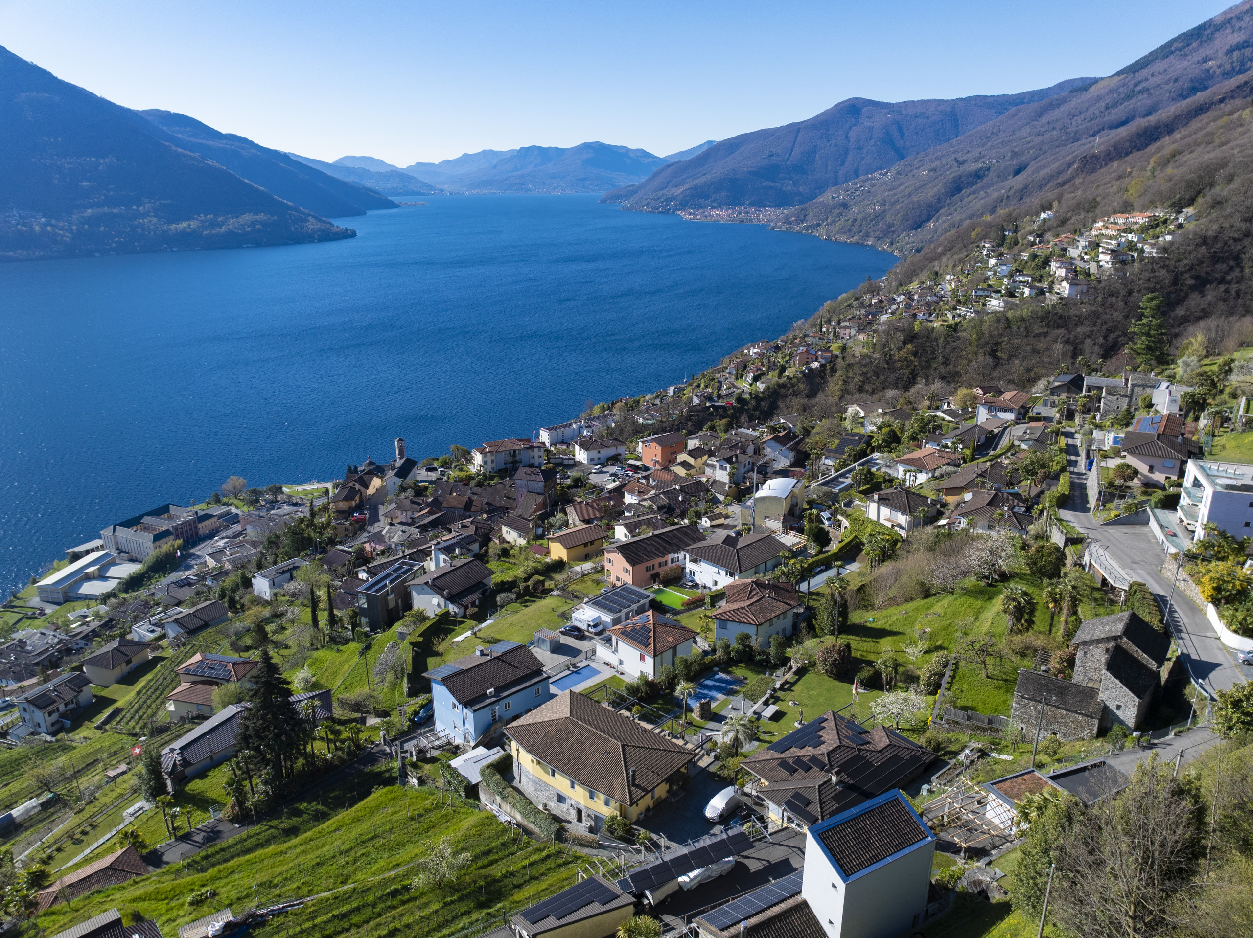 Vista verso l'Italia