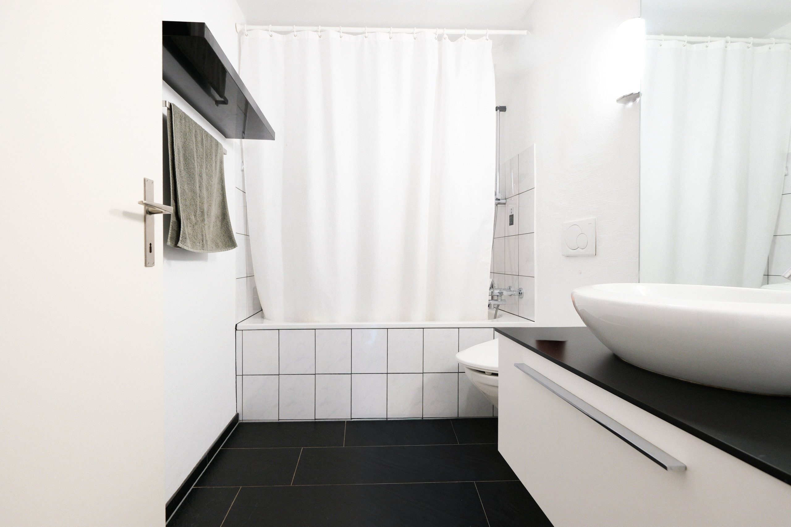 Badezimmer mit Badewanne