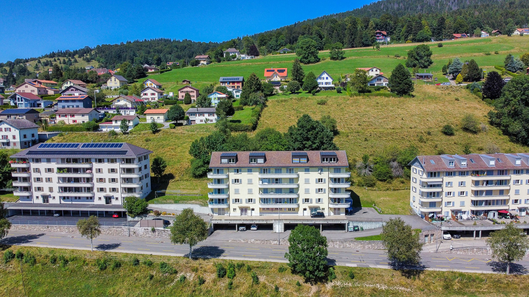 Vue aérienne du bâtiment Vue aérienne du bâtiment