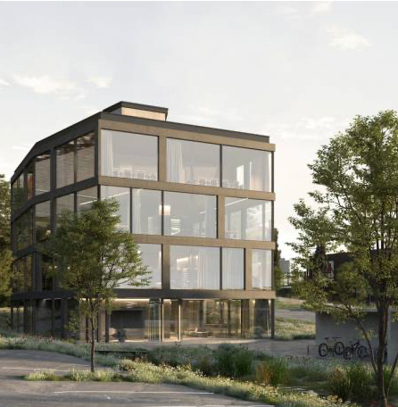 un rendu d'une maison moderne un rendu d'une maison moderne