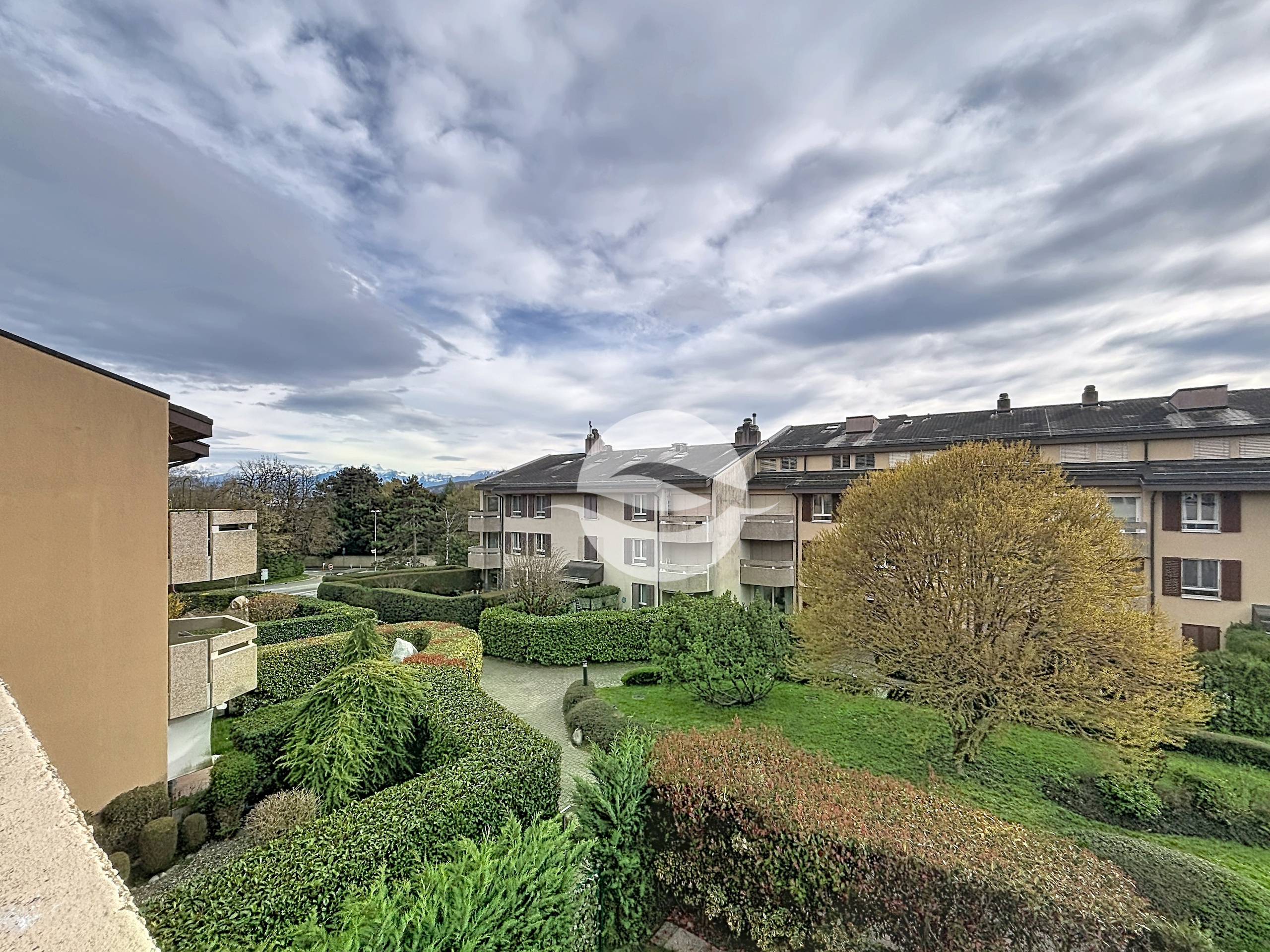 Vue de puis la terrasse 