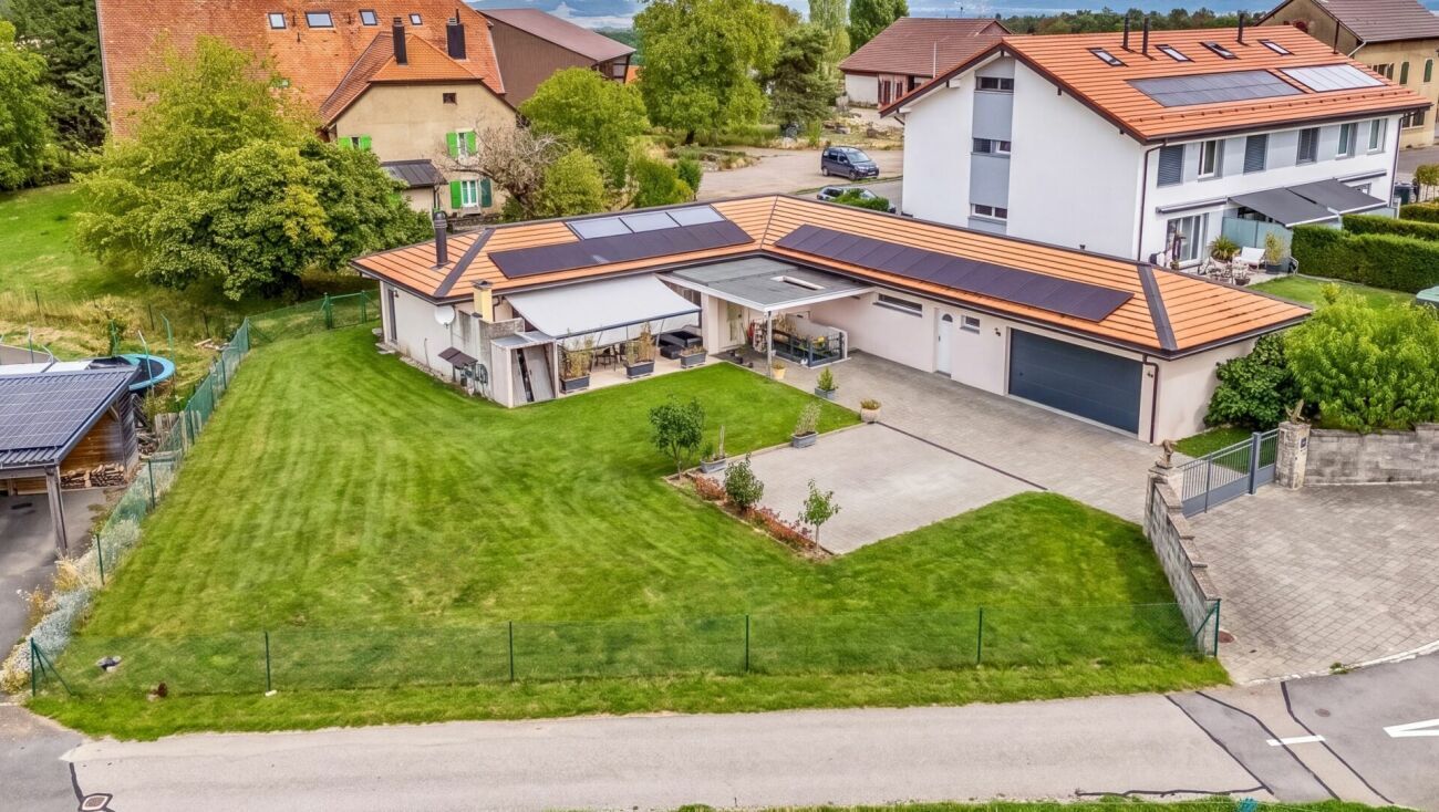 Superbes volumes pour cette villa d'architecte Superbes volumes pour cette villa d'architecte