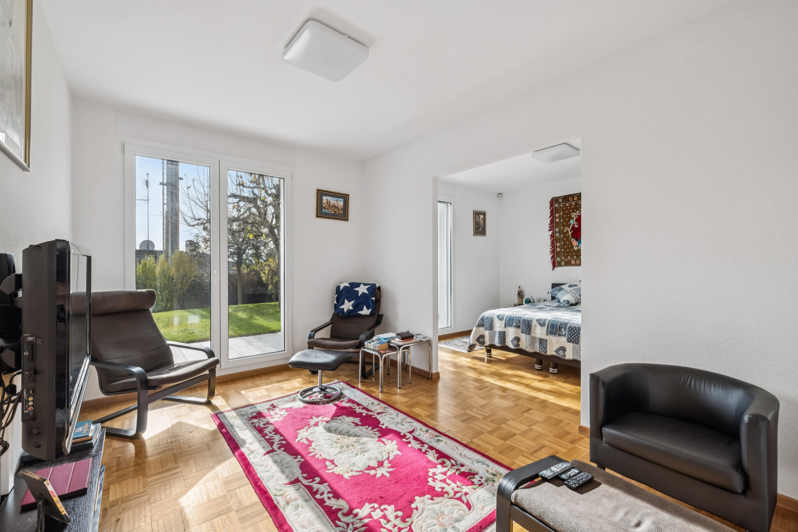 La grande suite parentale (possibilité de créer 2 chambres) La grande suite parentale (possibilité de créer 2 chambres)