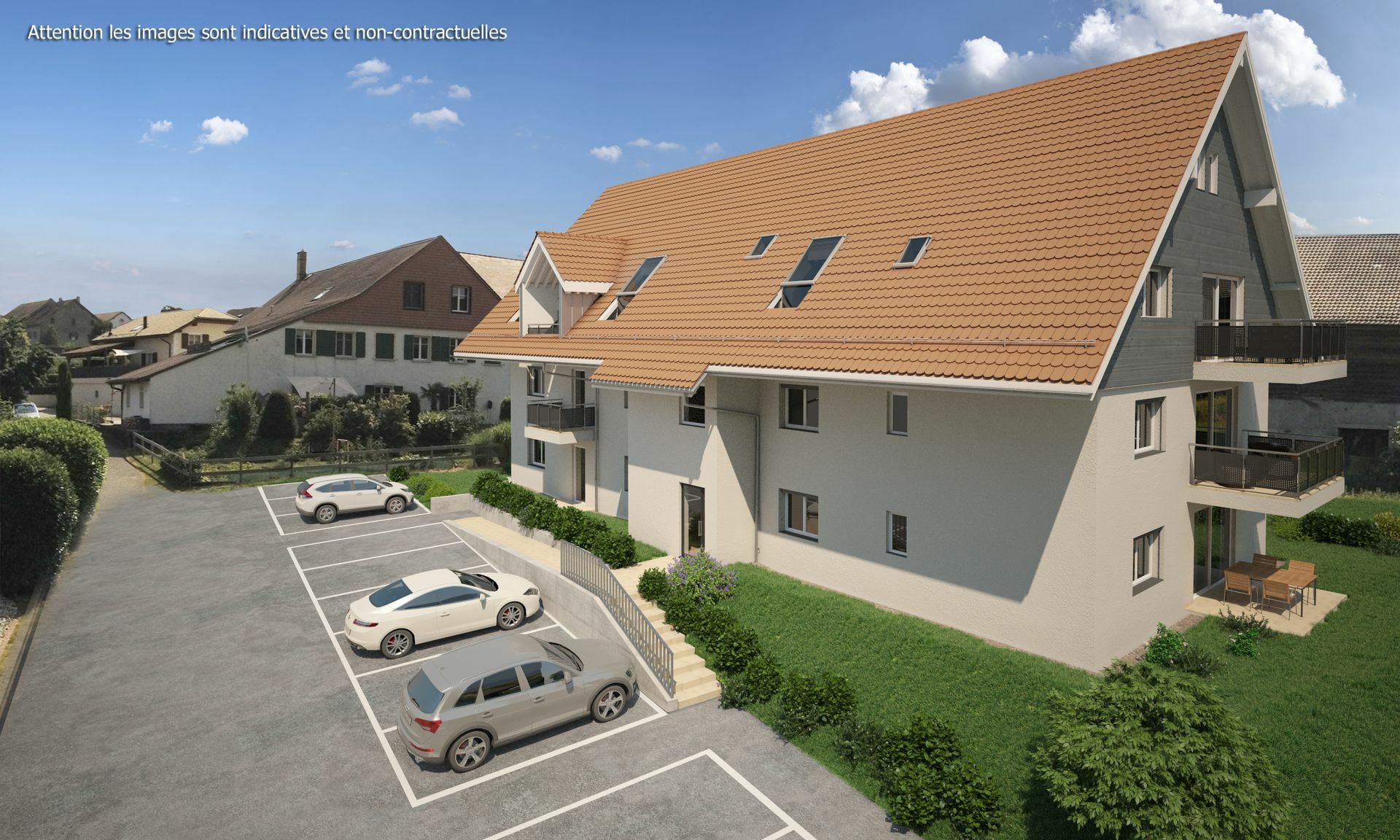 Perspective Ouest Entrée Perspective Ouest Entrée