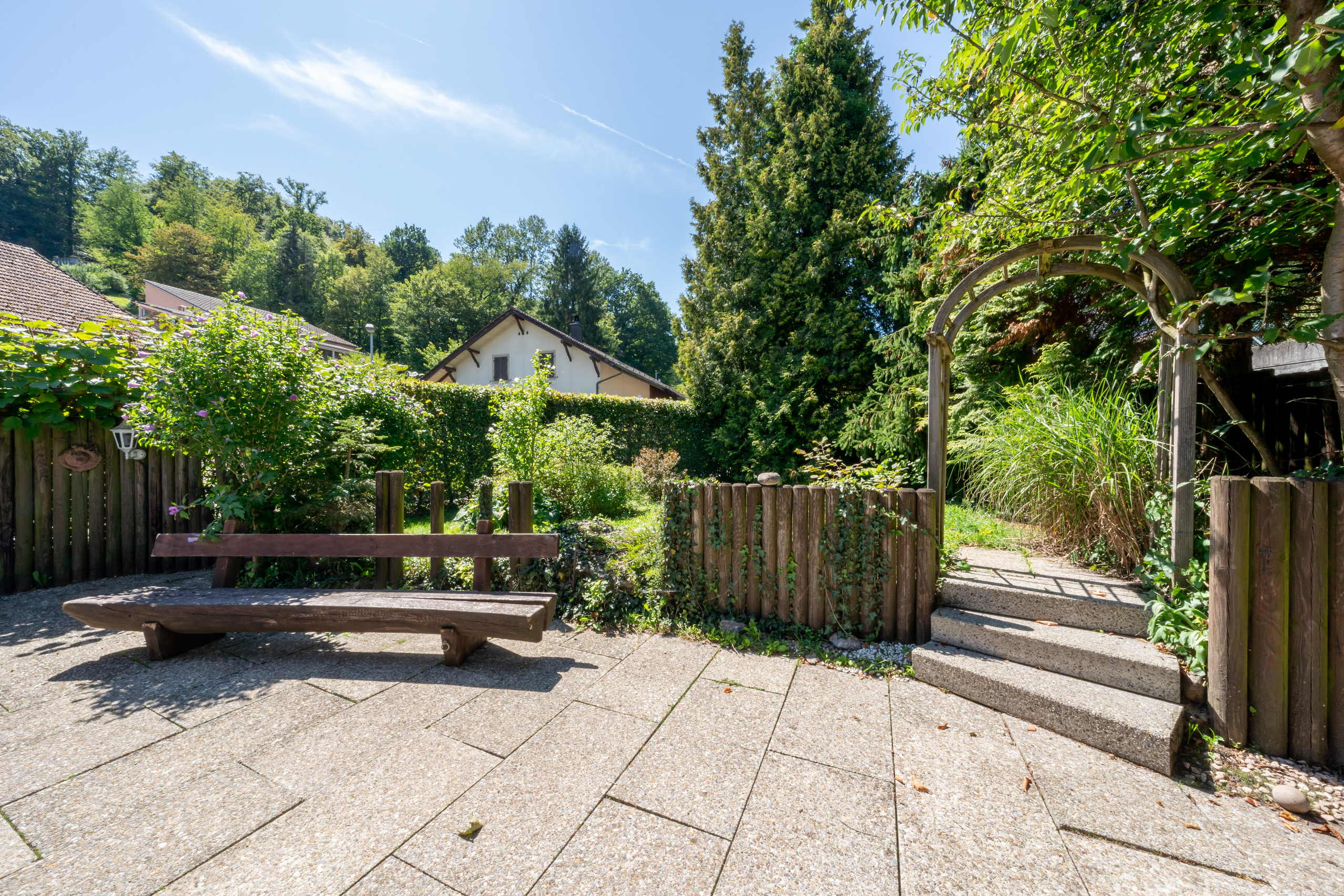 Gartensitzplatz, Garten