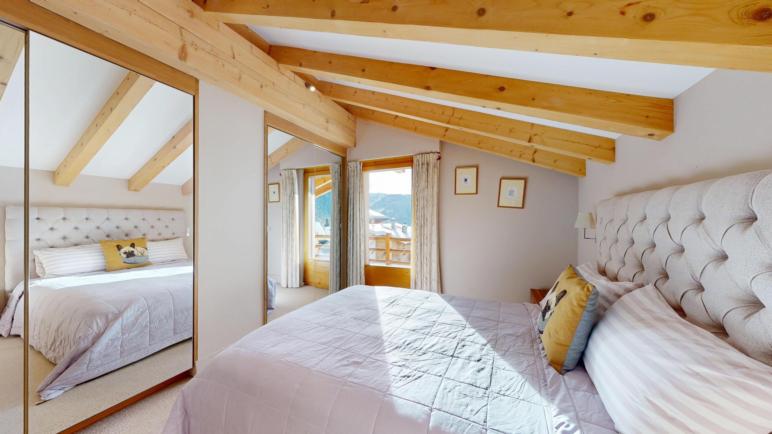 Chambre 2 chalet 