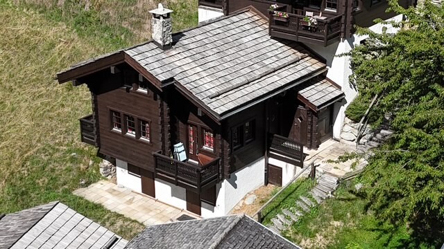 Façade du chalet 