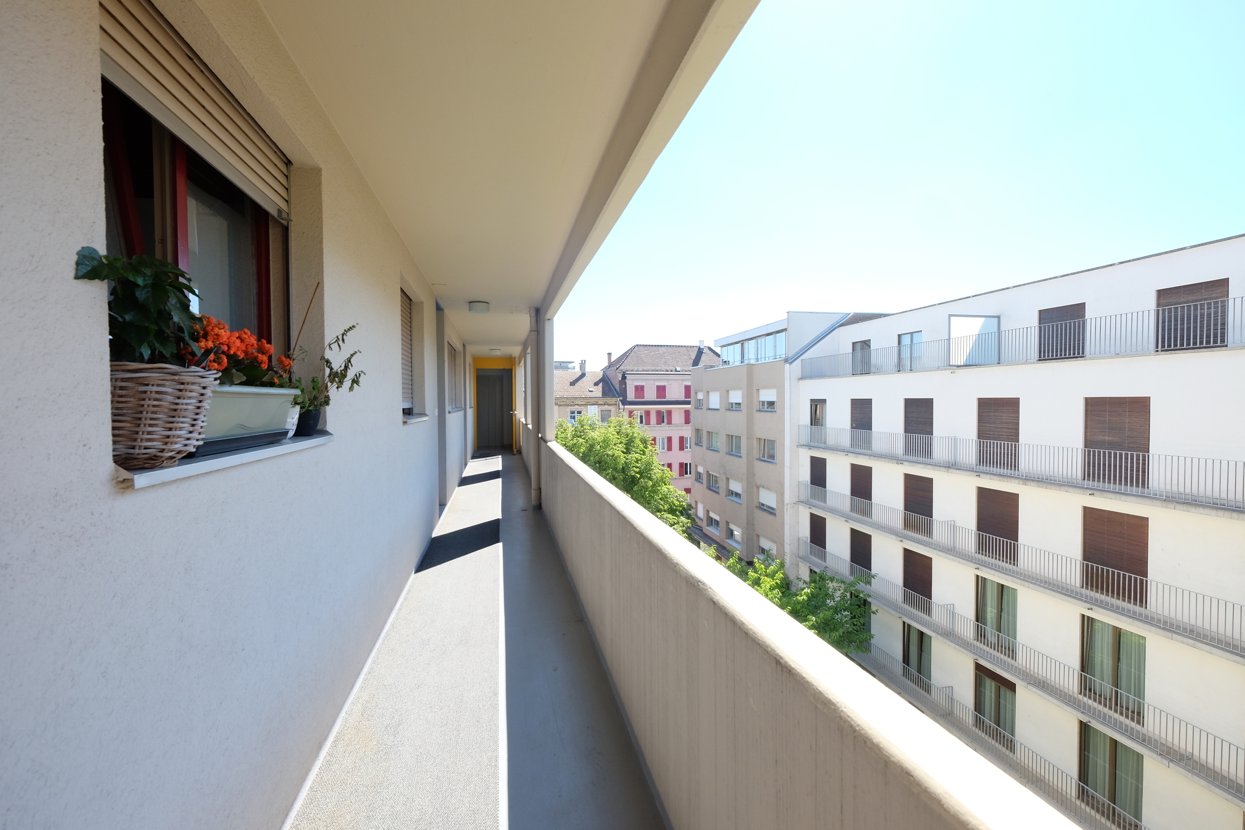 Laubengang / Eingang