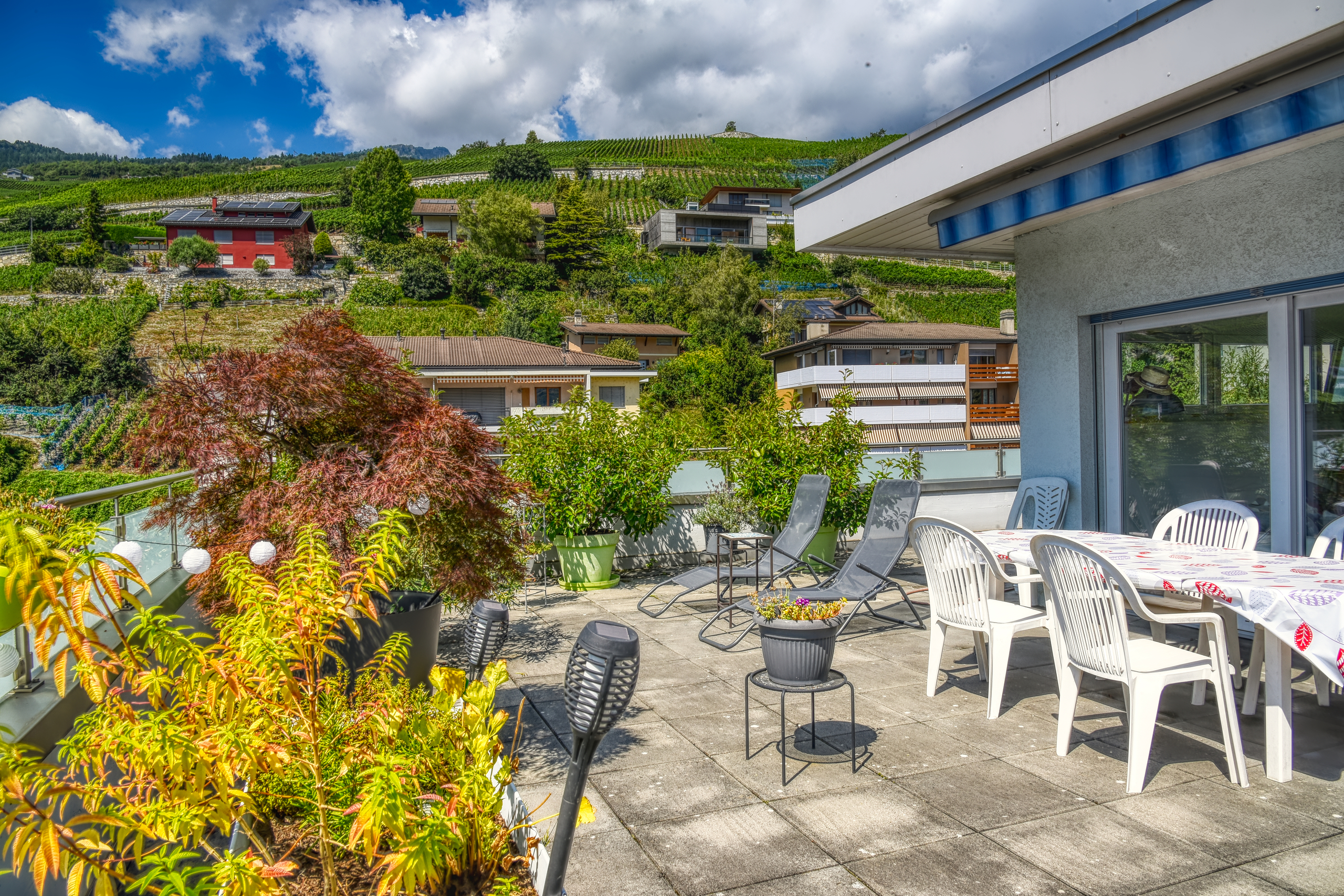 Attique Sierre - Terrasse  Attique Sierre - Terrasse