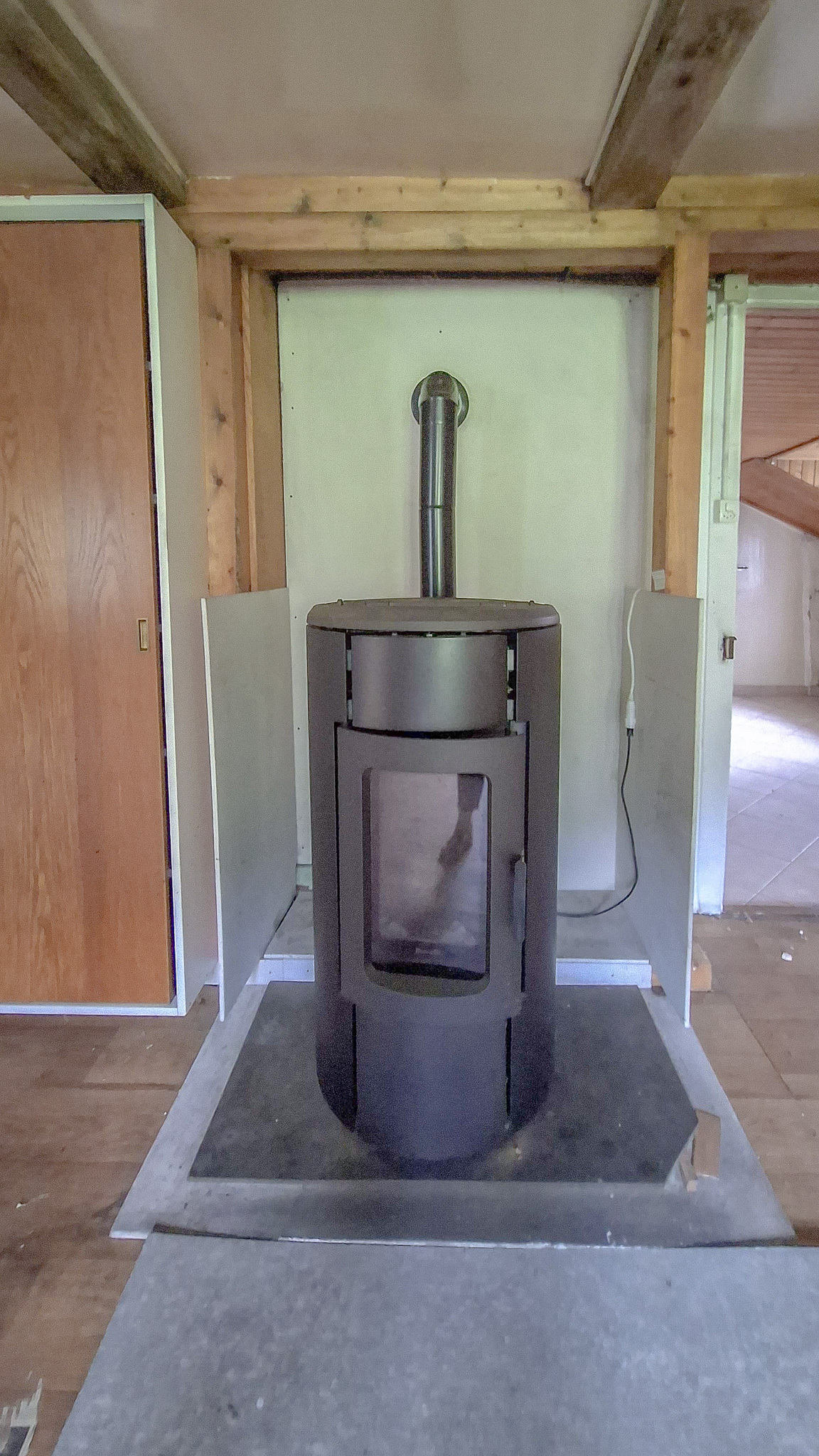 Poêle au rez supérieur