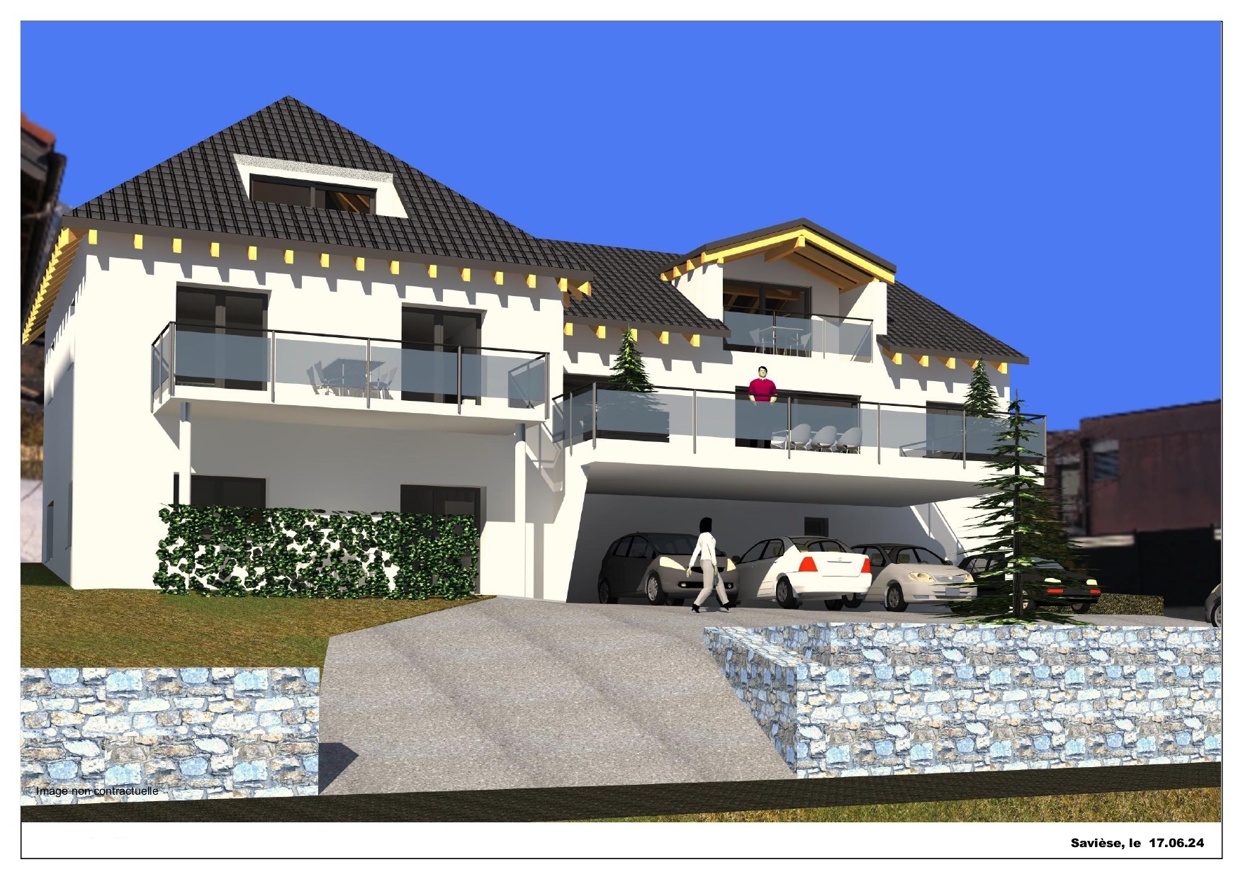 Vue 3D sud-ouest