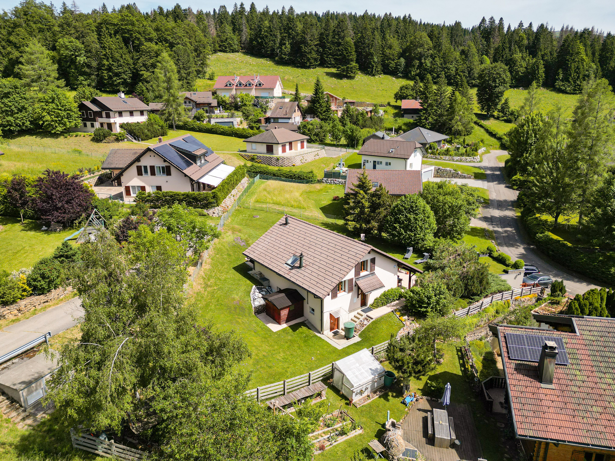 Photo aérienne par drone de l’extérieur