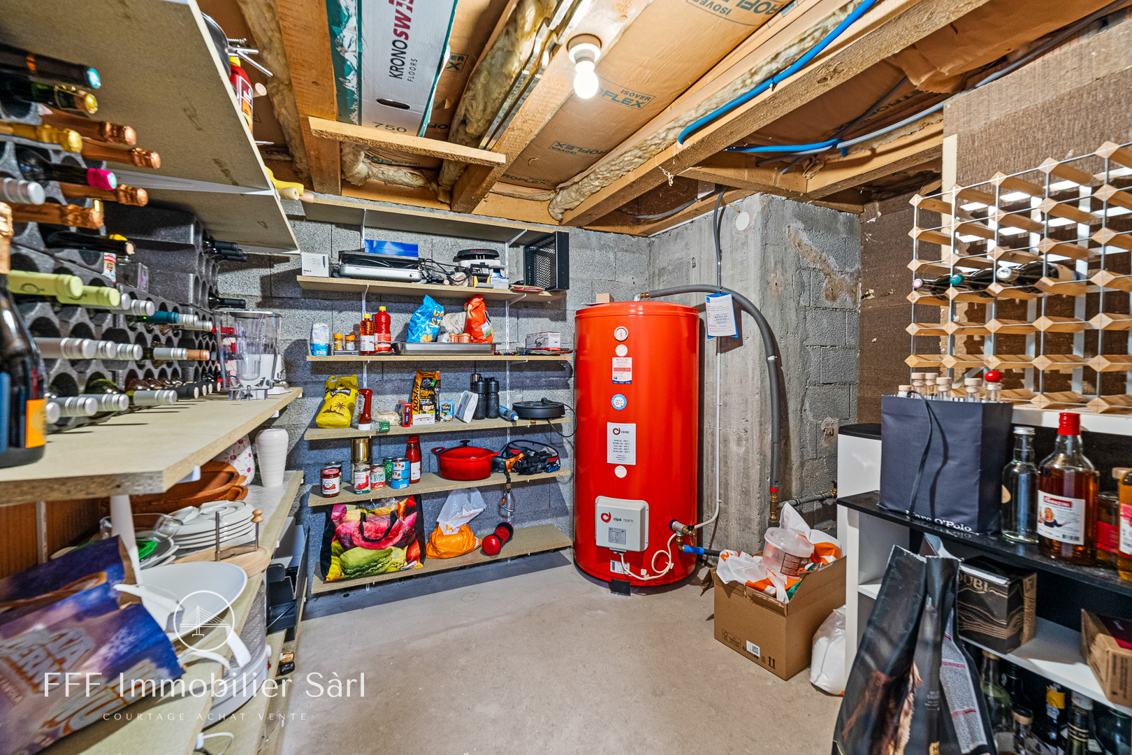 Local technique sous-sol Local technique sous-sol