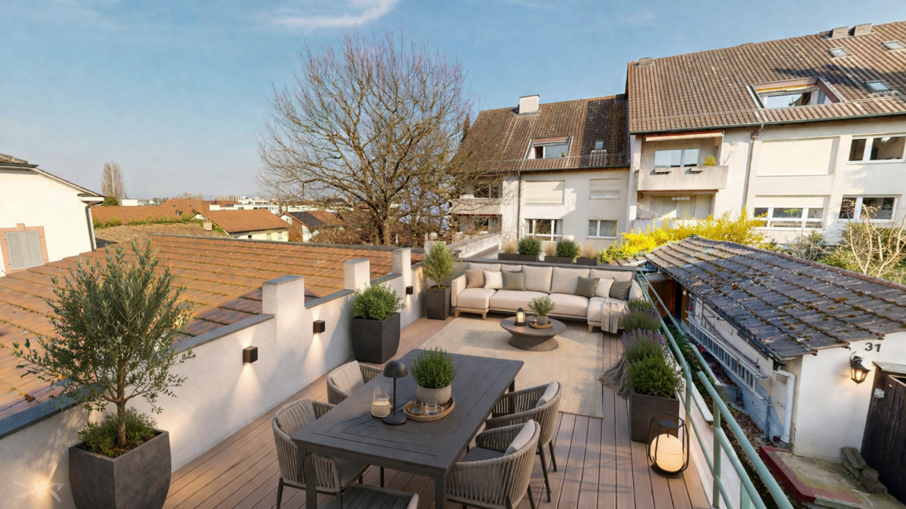 Visualisierung Terrasse