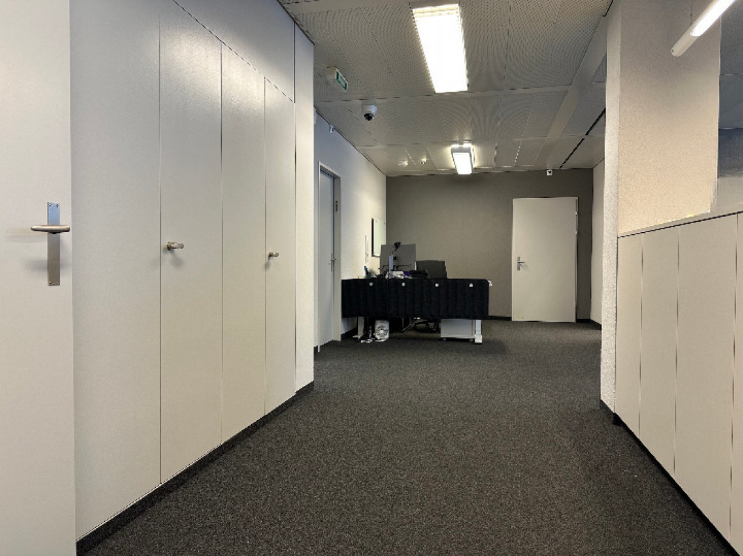 Eingangsbereich mit Theke und Wandschränken Eingangsbereich mit Theke und Wandschränken