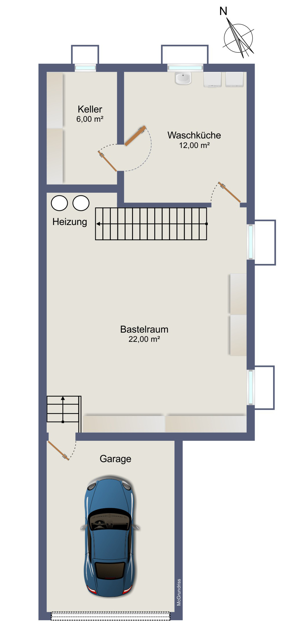 Grundriss Untergeschoss