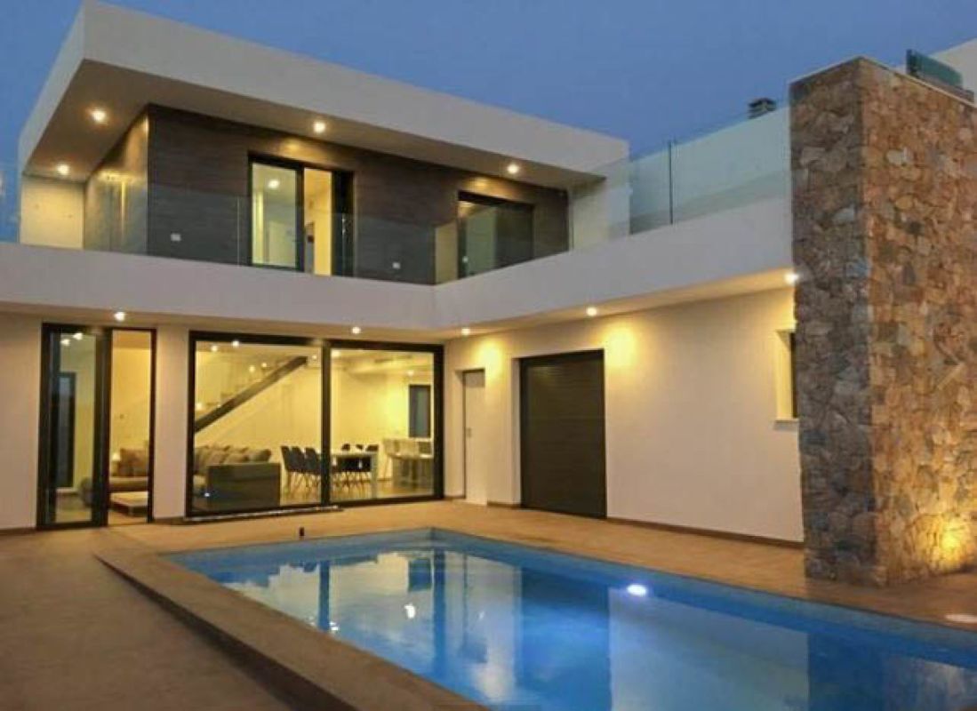 Propriété au crépuscule