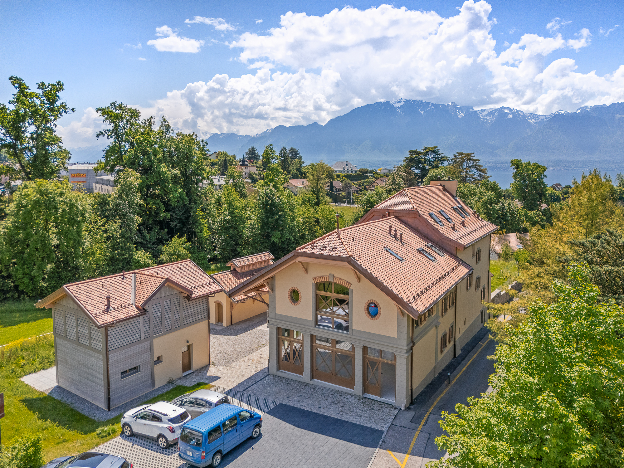 Vue de la Fermette arrière Vue de la Fermette arrière