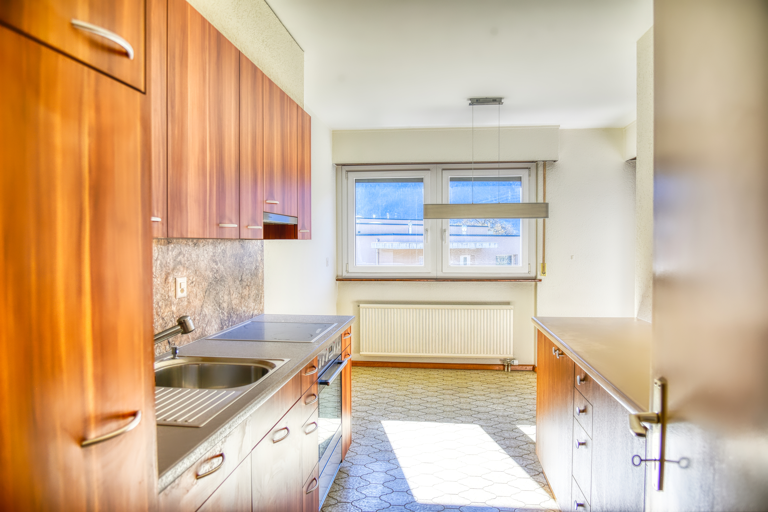 Appartement Sierre - Küche und Esszimmer